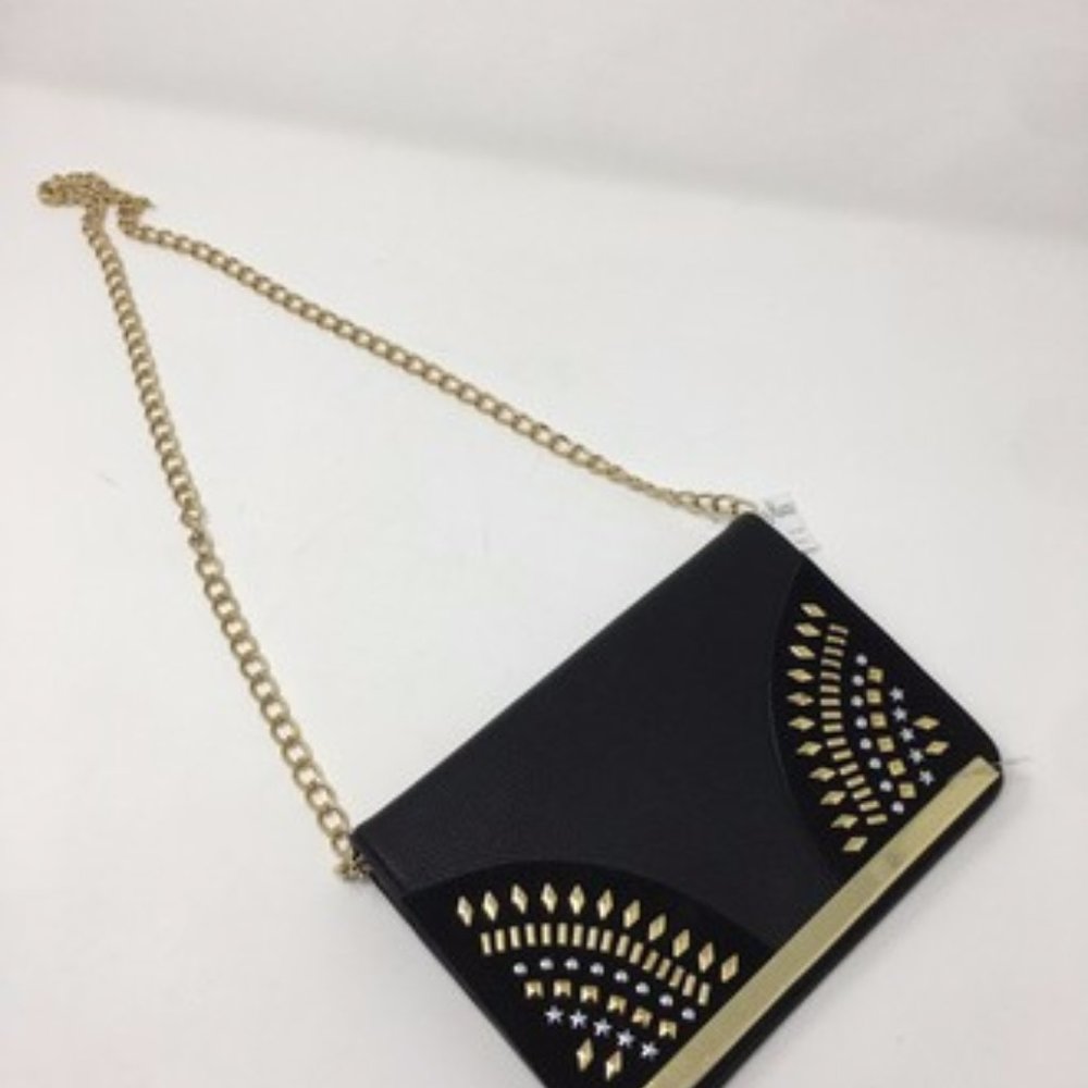 Studded Chain Black Crossbody